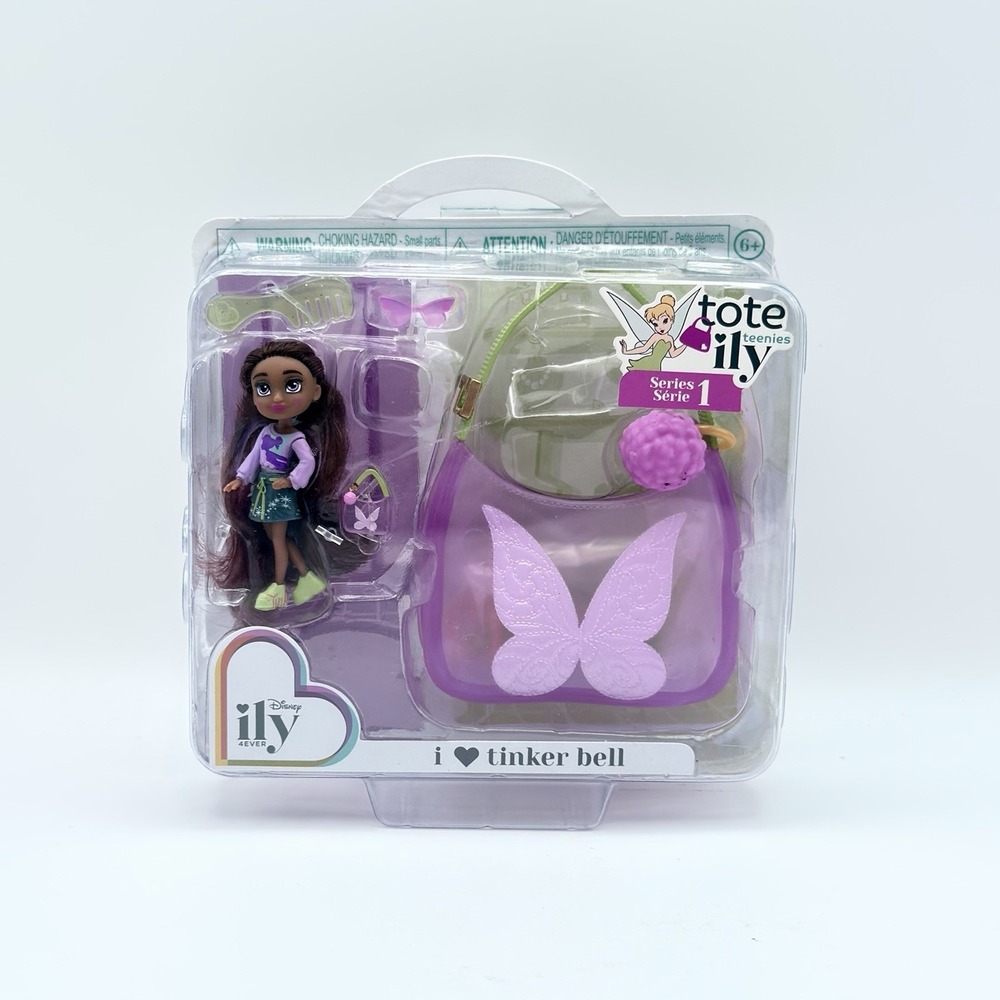 Disney ily 4EVER Tote Ily Teenies Series 1 I Love Tinker Bell 2-Inch Mini Doll